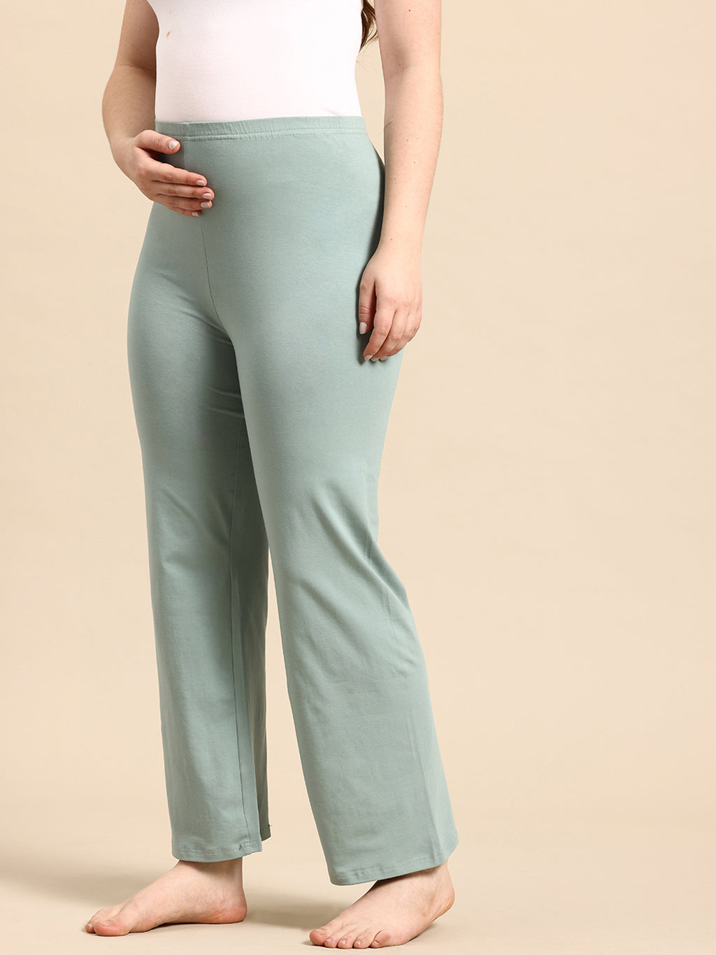 Blush9 Maternity Pista Colour Maternity Palazzo