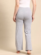 Blush9 Maternity Grey Colour Maternity Palazzo