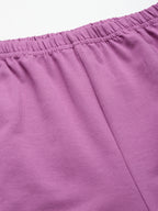 Blush9 Maternity Purple Colour Maternity Palazzo
