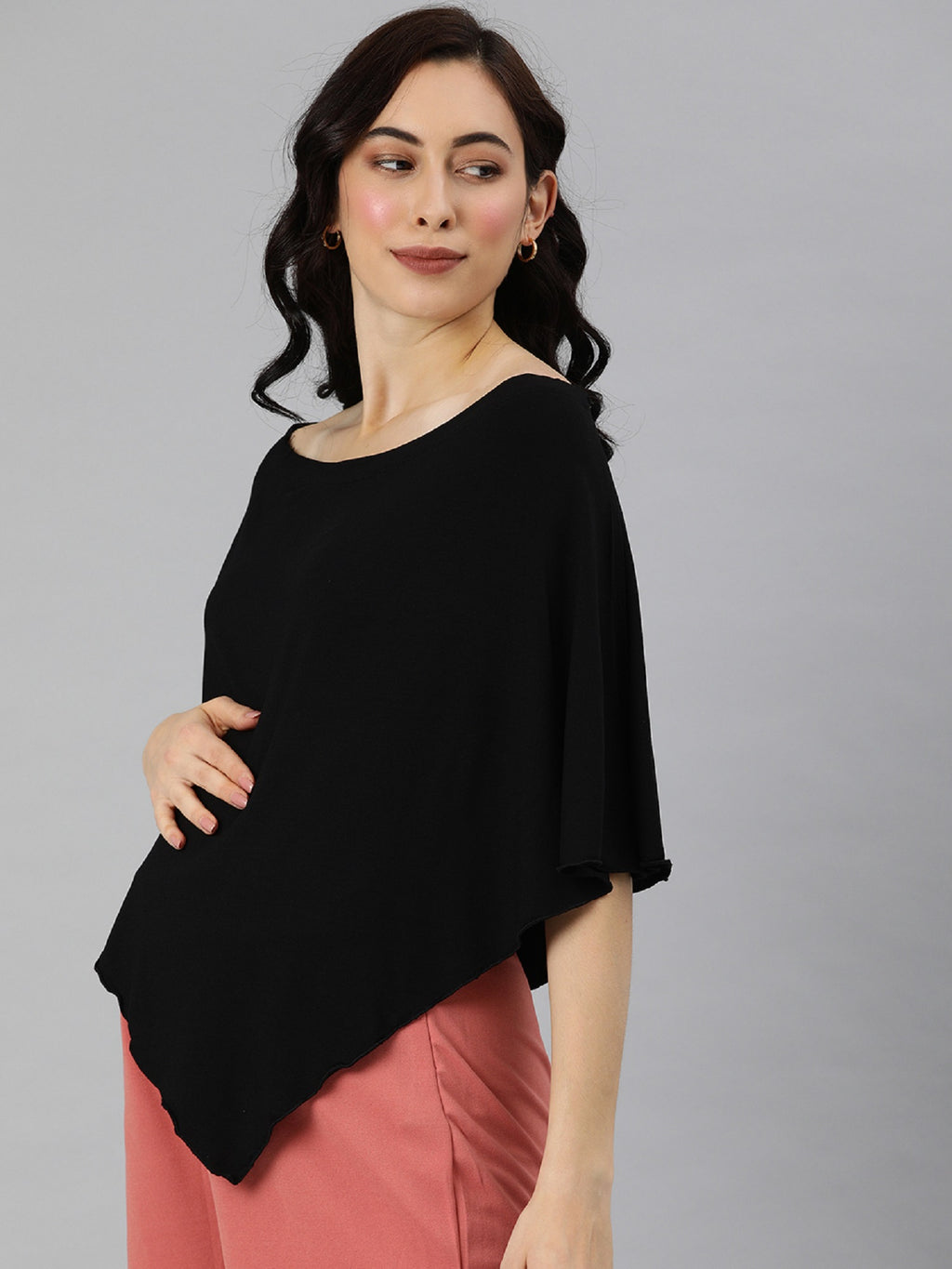 Blush 9 Maternity's Black Nursing Wrap