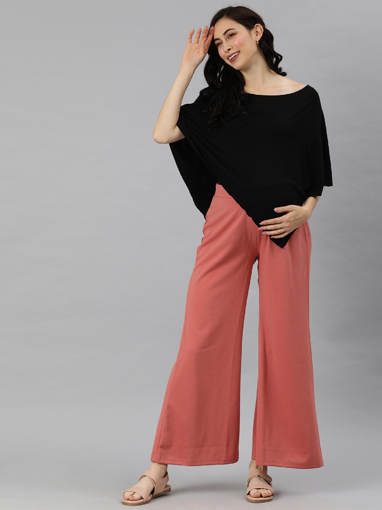 Blush 9 Maternity's Black Nursing Wrap