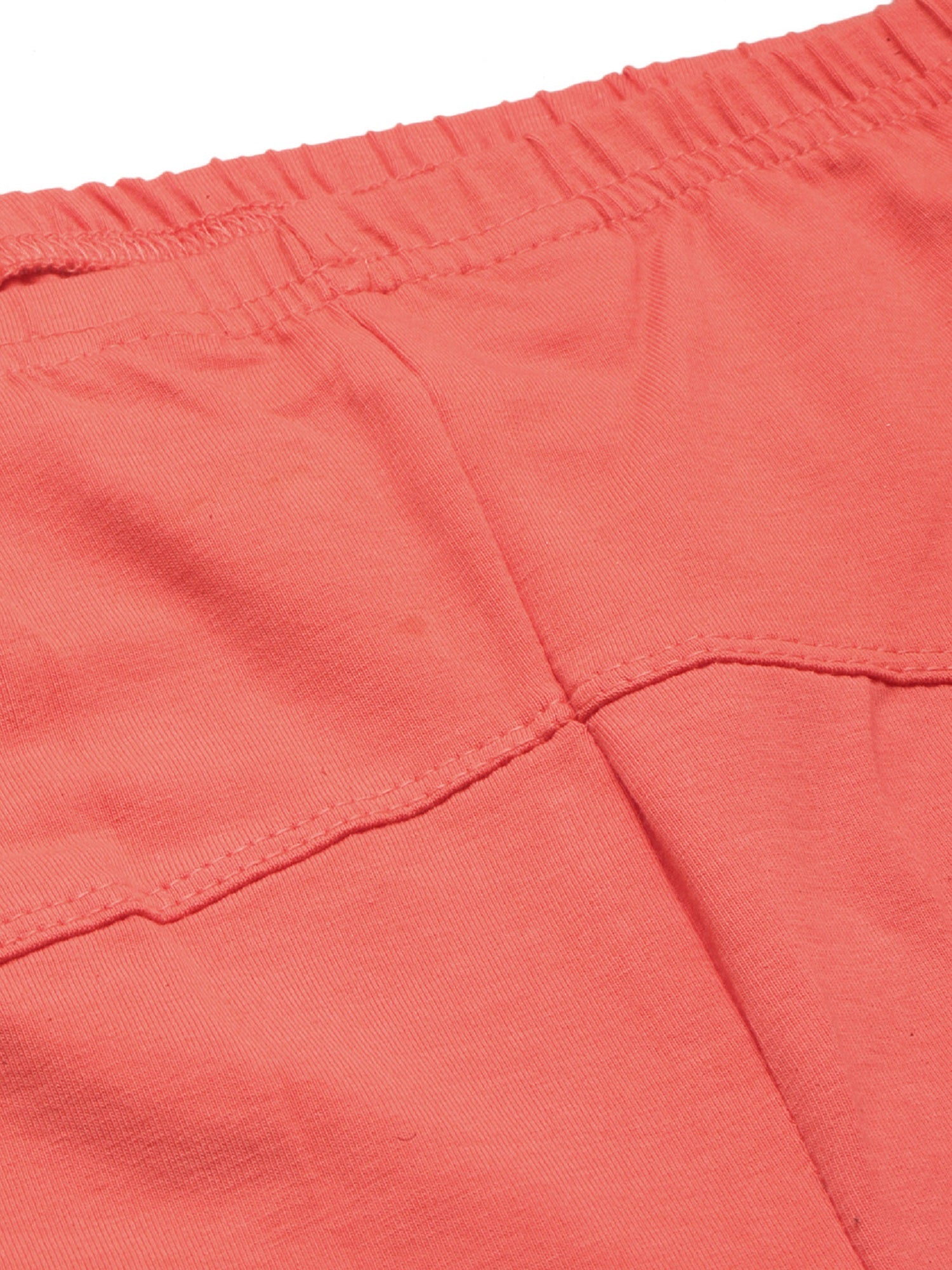 Blush 9 Maternity's Over the bump Coral Colour leggings