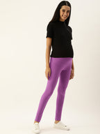 Blush 9 Maternity's Over the bump Purple  leggings