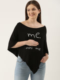 Blush 9 Maternity's Black  Me mini me Nursing Wrap