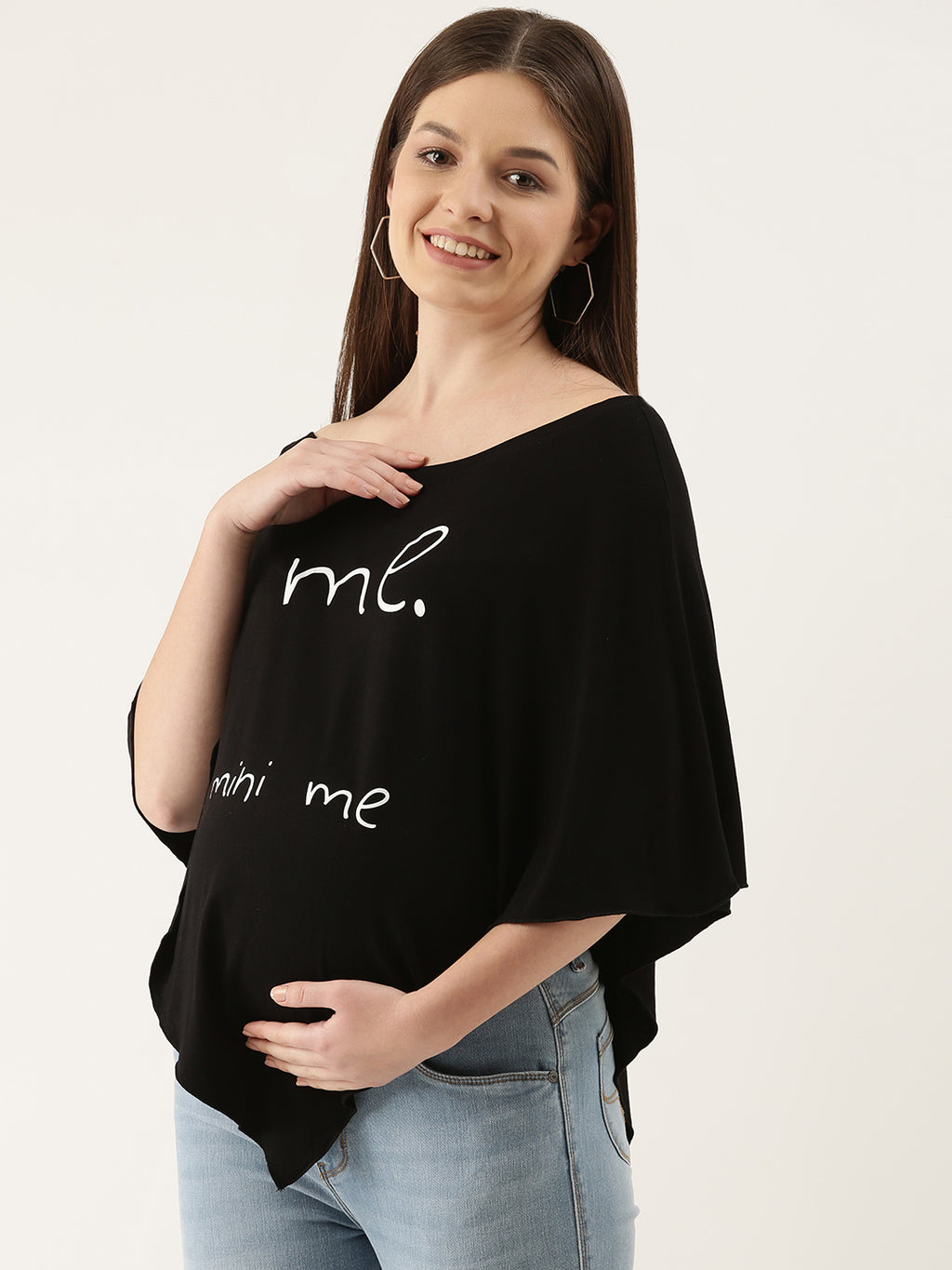 Blush 9 Maternity's Black  Me mini me Nursing Wrap
