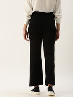 Blush9 Maternity Black Maternity Palazzo