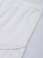 Blush 9 Maternity's Over the bump White  leggings