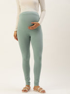 Blush 9 Maternity's Over the bump Pista colour leggings