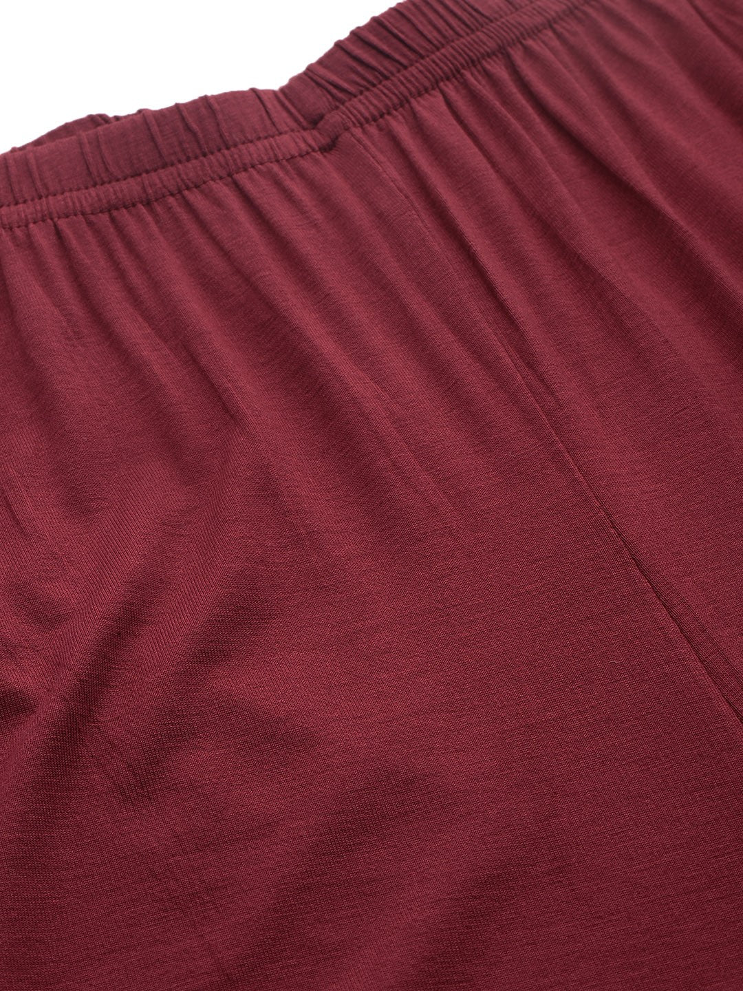 Blush9 Maternity Maroon Blue Maternity Palazzo
