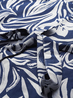 Blush 9 Maternity's Concealed Zip Maternity and Nursing Navy Blue Dress