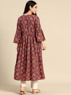 Blush9 Maternity Floral Printed Maternity and Nursing Kurti