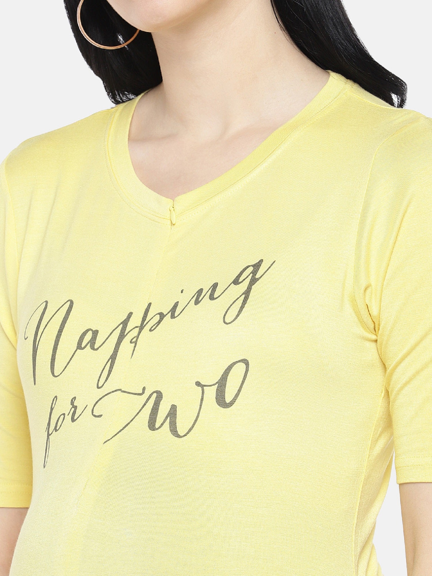 Blush 9 Maternity's Napping for two Nursing Tunic
