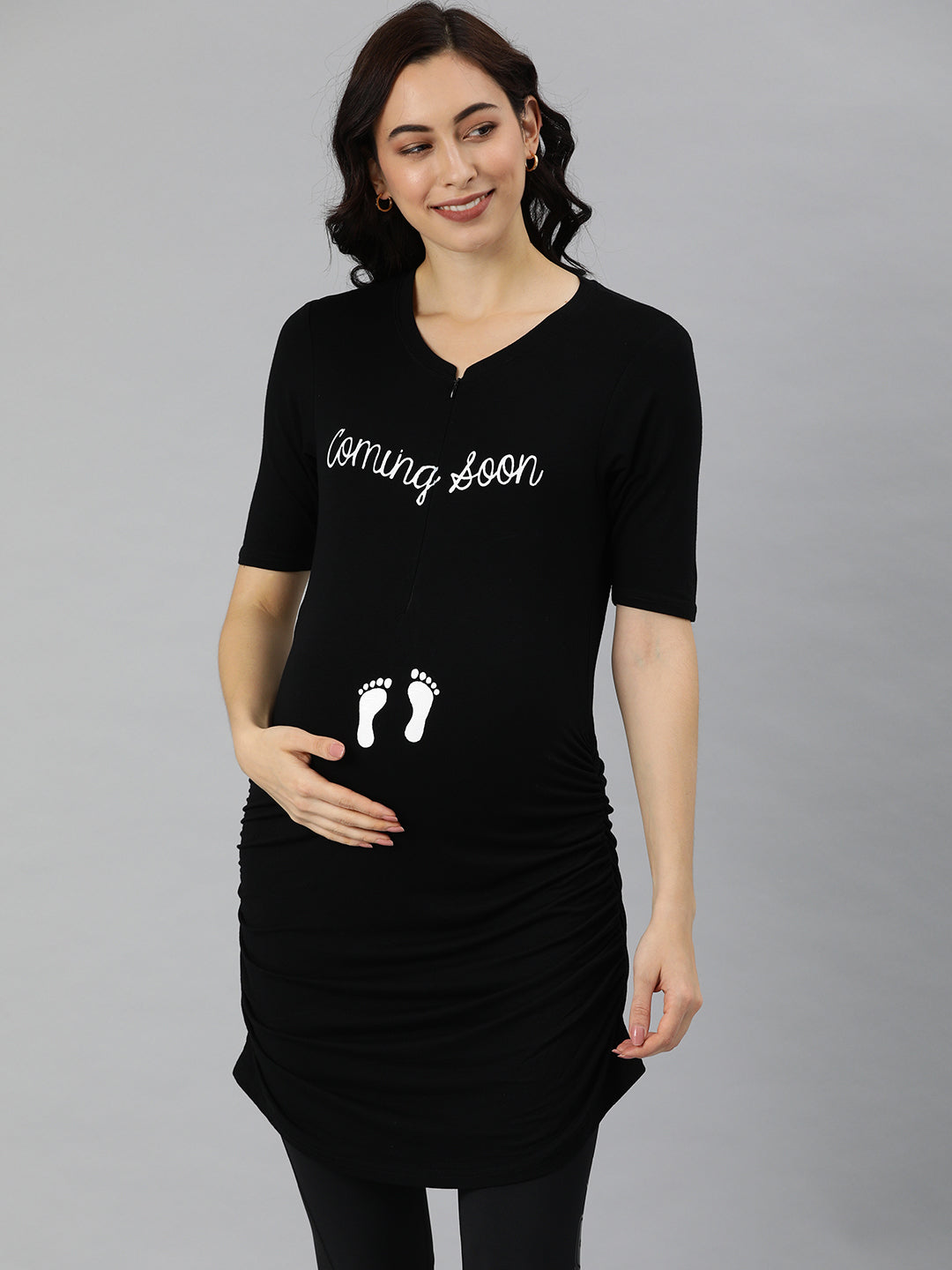 Blush 9 Maternity's Coming Soon  Nursing Tunic