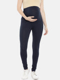 Blush 9 Maternity's Over the bump Blue leggings