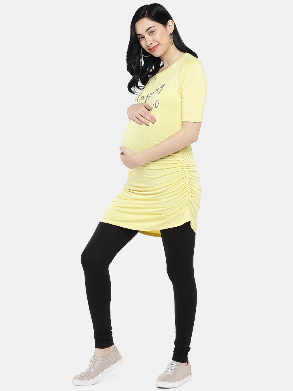 Blush 9 Maternity's Over the bump Black leggings