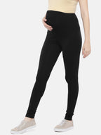 Blush 9 Maternity's Over the bump Black leggings