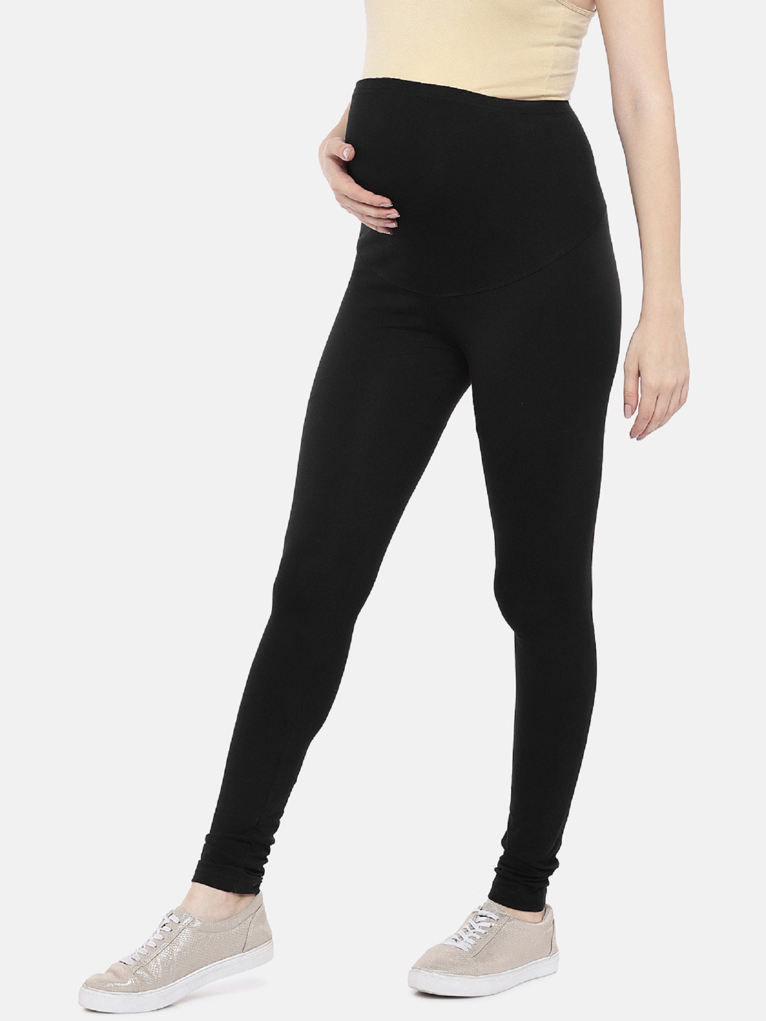 Blush 9 Maternity's Over the bump Black leggings