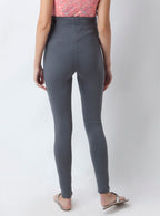 Blush 9 Maternity's Over the bump Grey  leggings