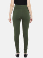 Blush 9 Maternity's Over the bump Green leggings