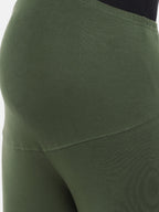 Blush 9 Maternity's Over the bump Green leggings